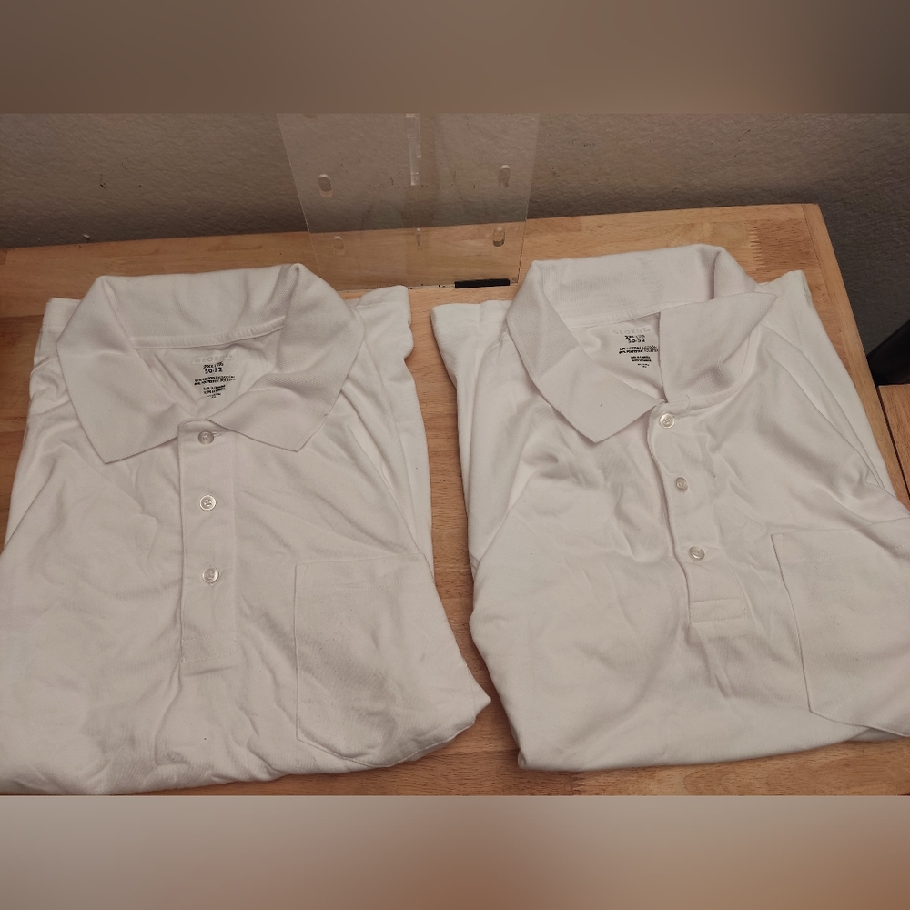 Lot Of‎ 2 Men's George T Shirt  Short Sleeve 2XL (50-52)